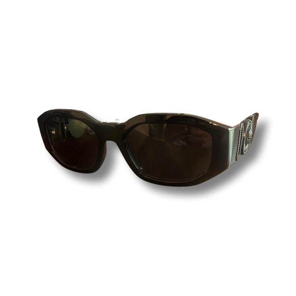 $200 for VERSACE Unisex Luxury Sunglasses VE4361 Biggie - All Black Lens - Picture 1 of 9